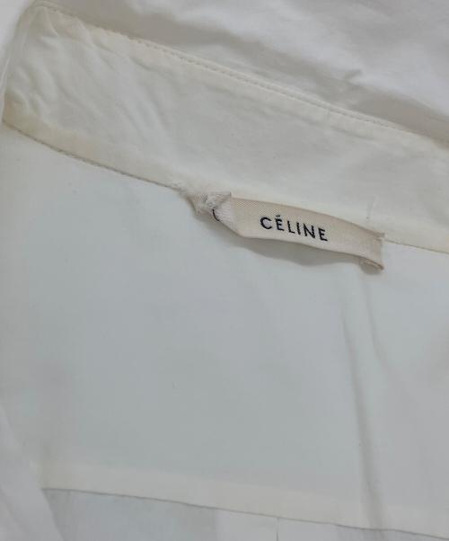 CELINE（セリーヌ）CELINE (セリーヌ) 長袖シャツ ホワイト サイズ:36の古着・服飾アイテム