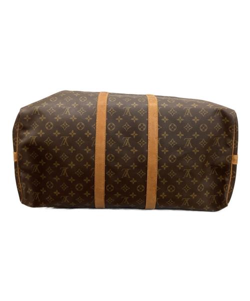 LOUIS VUITTON（ルイ ヴィトン）LOUIS VUITTON (ルイ ヴィトン) キーポル・バンドリエール55 ボストンバッグ ブラウンの古着・服飾アイテム