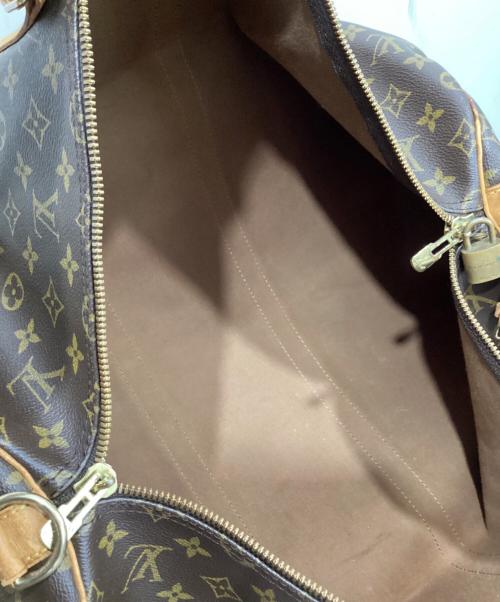 LOUIS VUITTON（ルイ ヴィトン）LOUIS VUITTON (ルイ ヴィトン) キーポル・バンドリエール55 ボストンバッグ ブラウンの古着・服飾アイテム