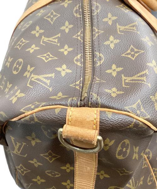 LOUIS VUITTON（ルイ ヴィトン）LOUIS VUITTON (ルイ ヴィトン) キーポル・バンドリエール55 ボストンバッグ ブラウンの古着・服飾アイテム