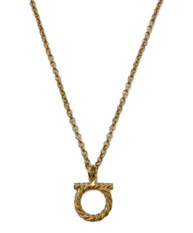 サルヴァトーレ・フェラガモ　ガンチーニモチーフネックレス 中古・古着通販】Salvatore Ferragamo (サルヴァトーレ フェラガモ
