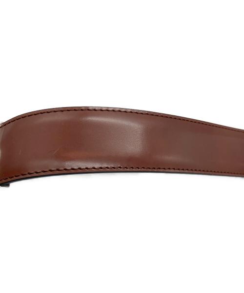 Salvatore Ferragamo（サルヴァトーレ フェラガモ）Salvatore Ferragamo (サルヴァトーレ フェラガモ) レザーベルト ブラウンの古着・服飾アイテム