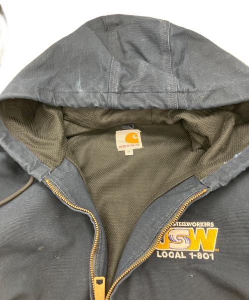 CarHartt（カーハート）CarHartt (カーハート) 企業ロゴアクティブジャケット ネイビー サイズ:Mの古着・服飾アイテム
