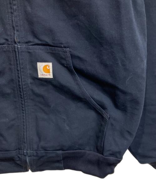 CarHartt（カーハート）CarHartt (カーハート) 企業ロゴアクティブジャケット ネイビー サイズ:Mの古着・服飾アイテム