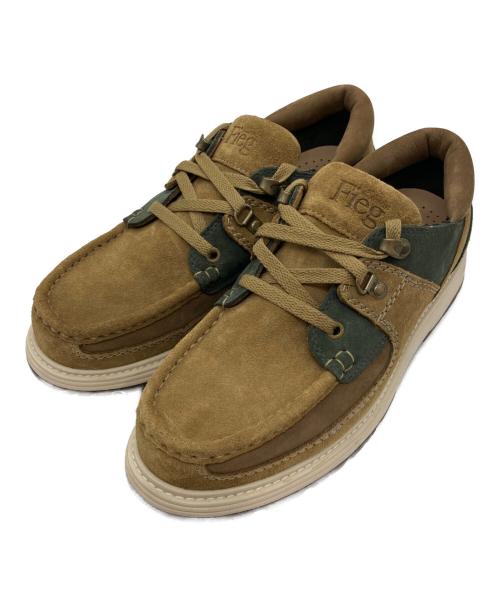 CLARKS（クラークス）CLARKS (クラークス) KITH Ronnie Fieg (キスロニーフィグ) 8thストリート サンダーランド スエードシューズ ブラウン×グリーン サイズ:26.5の古着・服飾アイテム