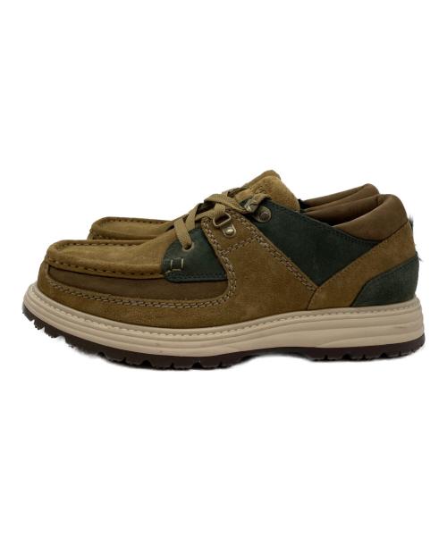 CLARKS（クラークス）CLARKS (クラークス) KITH Ronnie Fieg (キスロニーフィグ) 8thストリート サンダーランド スエードシューズ ブラウン×グリーン サイズ:26.5の古着・服飾アイテム