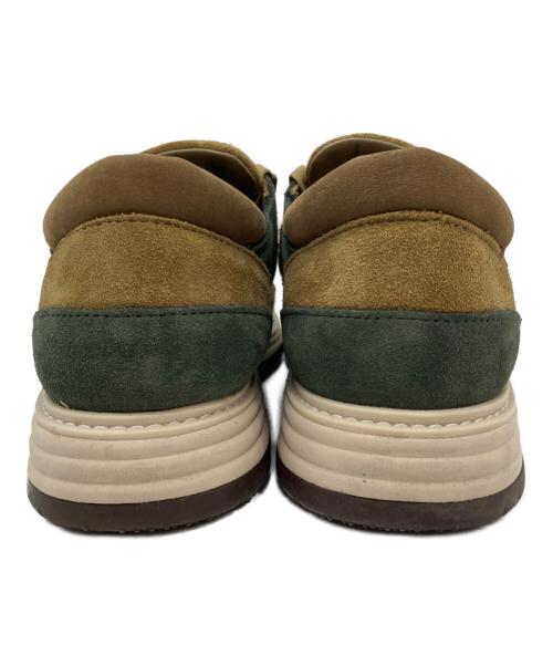 CLARKS（クラークス）CLARKS (クラークス) KITH Ronnie Fieg (キスロニーフィグ) 8thストリート サンダーランド スエードシューズ ブラウン×グリーン サイズ:26.5の古着・服飾アイテム