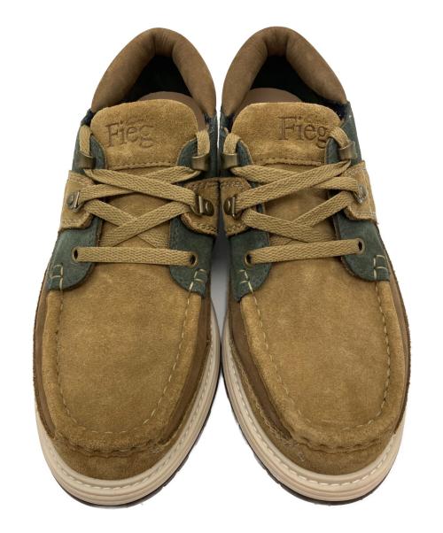 CLARKS（クラークス）CLARKS (クラークス) KITH Ronnie Fieg (キスロニーフィグ) 8thストリート サンダーランド スエードシューズ ブラウン×グリーン サイズ:26.5の古着・服飾アイテム