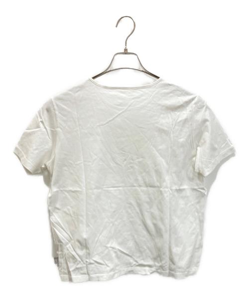 HERMES（エルメス）HERMES (エルメス) プレーンTEE ホワイト サイズ:ＸＬの古着・服飾アイテム