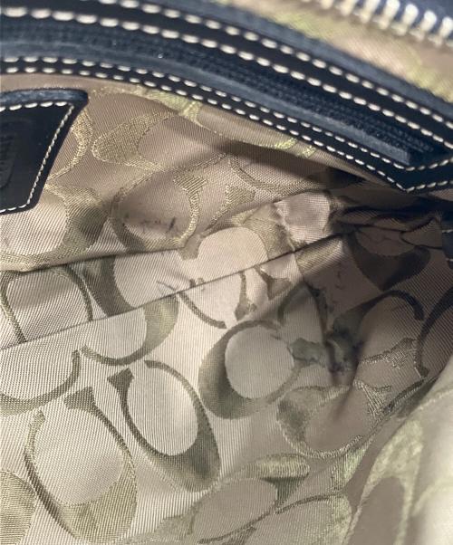 COACH（コーチ）COACH (コーチ) レザー ワンショルダーバッグ ブラックの古着・服飾アイテム