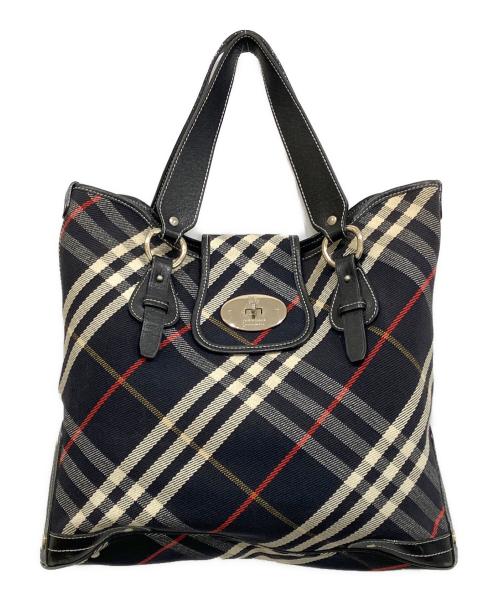 BURBERRY BLUE LABEL（バーバリー ブルー レーベル）BURBERRY BLUE LABEL (バーバリー ブルー レーベル) バッグ ブラックの古着・服飾アイテム