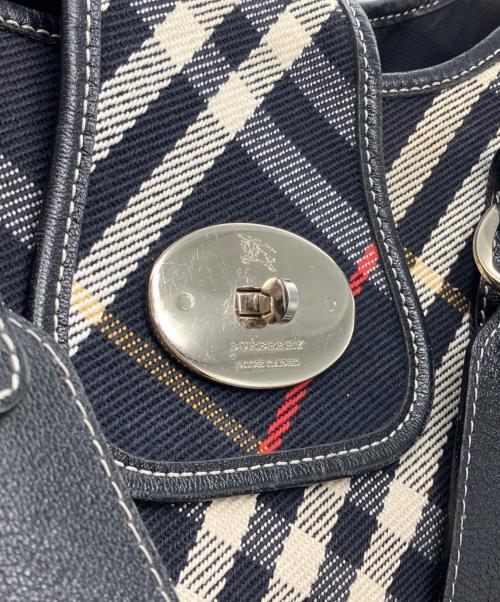 BURBERRY BLUE LABEL（バーバリー ブルー レーベル）BURBERRY BLUE LABEL (バーバリー ブルー レーベル) バッグ ブラックの古着・服飾アイテム