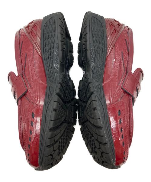 NEW BALANCE（ニューバランス）NEW BALANCE (ニューバランス) ローファータイプ スニーカー レッド サイズ:25の古着・服飾アイテム