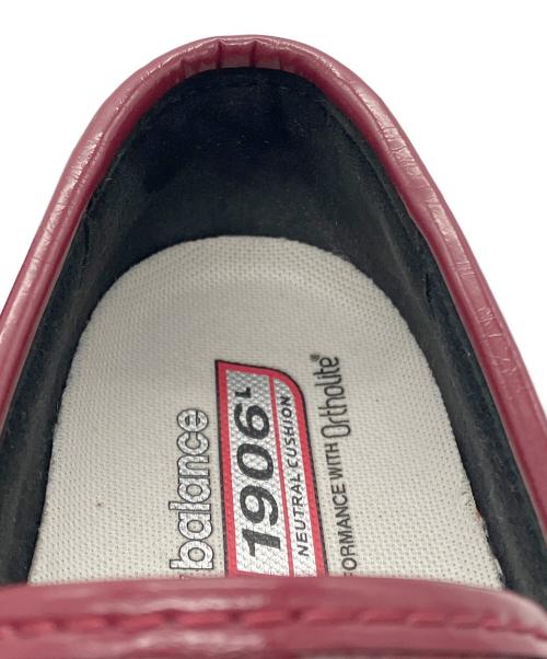 NEW BALANCE（ニューバランス）NEW BALANCE (ニューバランス) ローファータイプ スニーカー レッド サイズ:25の古着・服飾アイテム
