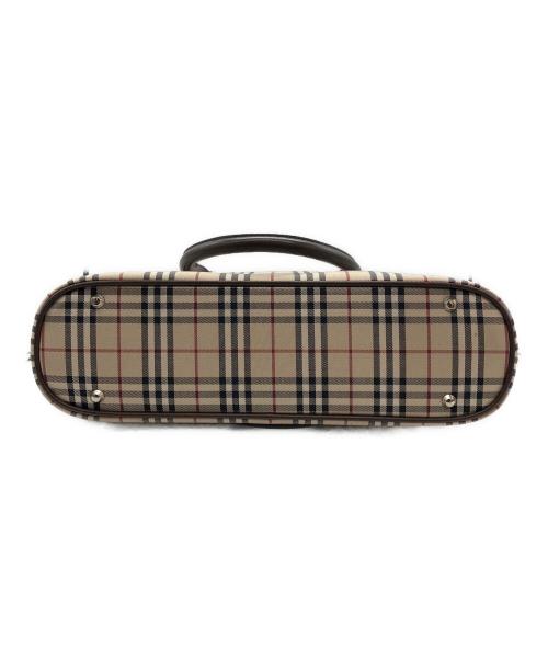 BURBERRY（バーバリー）BURBERRY (バーバリー) ノバチェックトートバッグ ベージュ×ブラウンの古着・服飾アイテム