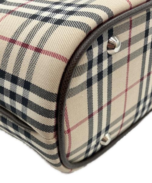 BURBERRY（バーバリー）BURBERRY (バーバリー) ノバチェックトートバッグ ベージュ×ブラウンの古着・服飾アイテム