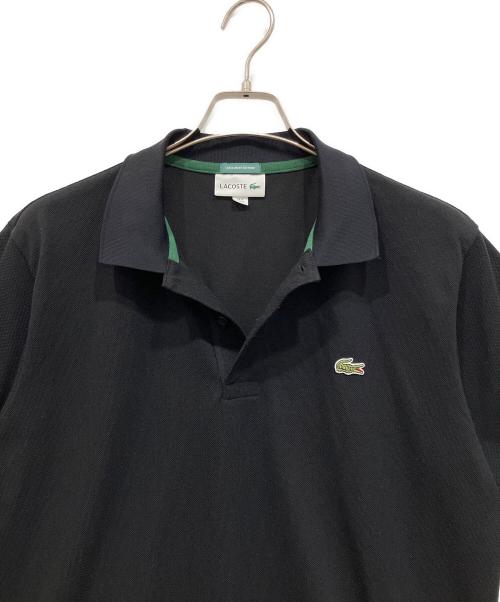 LACOSTE（ラコステ）LACOSTE (ラコステ) EXCLUSIVE EDITION ポロシャツ ブラック サイズ:Mの古着・服飾アイテム
