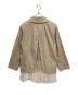 Honey mi Honey (ハニーミーハニー) pinstripe tulle docking jacket/ピンストライプ チュール ドッキング ジャケット ベージュ サイズ:FREE：12000円