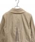 中古・古着 Honey mi Honey (ハニーミーハニー) pinstripe tulle docking jacket/ピンストライプ チュール ドッキング ジャケット ベージュ サイズ:FREE：12000円
