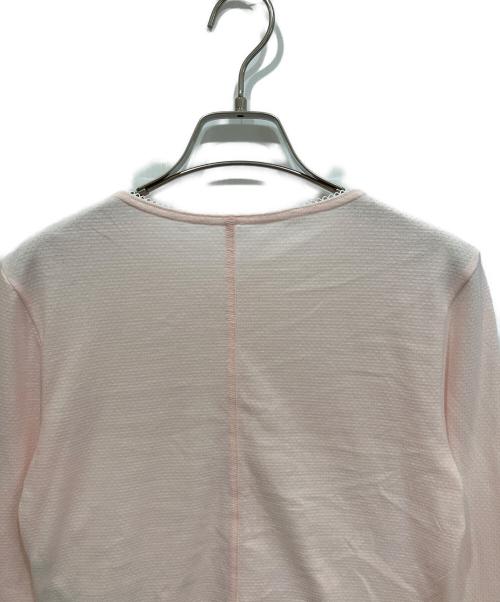 SORIN（ソリン）sorin (ソリン) Soft Cotton Mini Cardigan ソフトコットン ミニカーディガン ピンク サイズ:38の古着・服飾アイテム