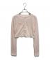 sorin（ソリン）の古着「Soft Cotton Mini Cardigan ソフトコットン ミニカーディガン」｜ピンク