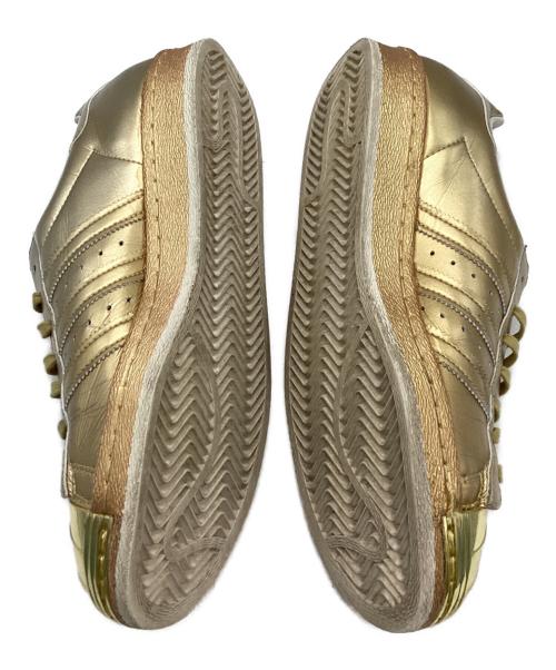 adidas（アディダス）adidas (アディダス) SUPERSTAR 80S METALLIC ローカットスニーカー ゴールド サイズ:26.5の古着・服飾アイテム