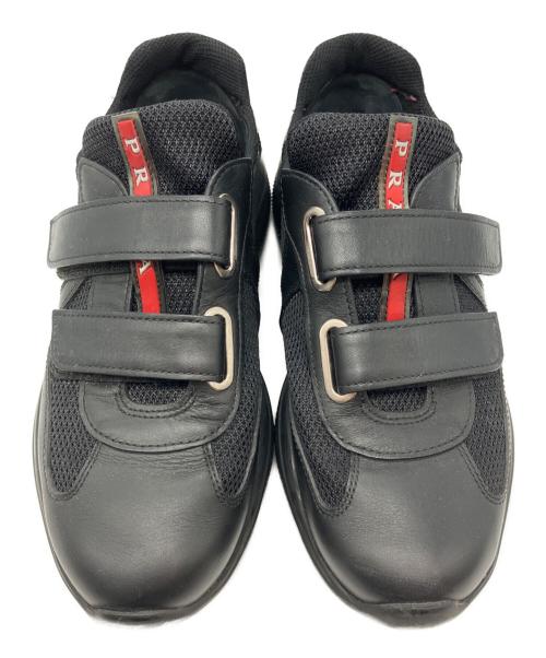 PRADA SPORTS（プラダスポーツ）PRADA SPORTS (プラダスポーツ) ベルクロスニーカー ブラック サイズ:35.5の古着・服飾アイテム