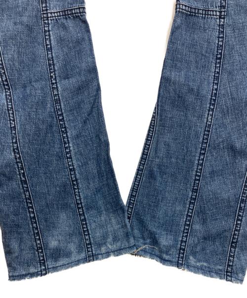 JOHN GALLIANO（ジョンガリアーノ）JOHN GALLIANO (ジョンガリアーノ) アーカイブバナナシルエット デニムパンツ ブルー サイズ:46の古着・服飾アイテム