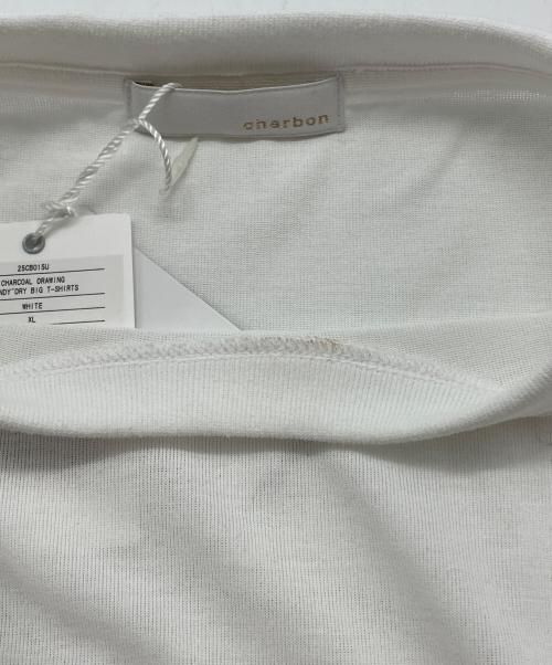 charbon（シャルボン）charbon (シャルボン) DANDY DRY BIG T-SHIRT ホワイト サイズ:XLの古着・服飾アイテム