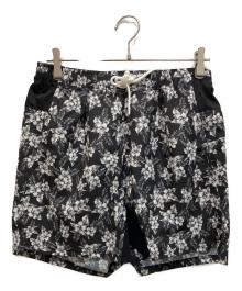 charbon（シャルボン）の古着「FLOWER 7 POCKETS RACING SHORTS ハーフパンツ」｜ホワイト×ブラック
