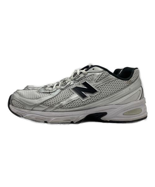 NEW BALANCE（ニューバランス）NEW BALANCE (ニューバランス) ローカットスニーカー ホワイト×シルバー サイズ:28の古着・服飾アイテム