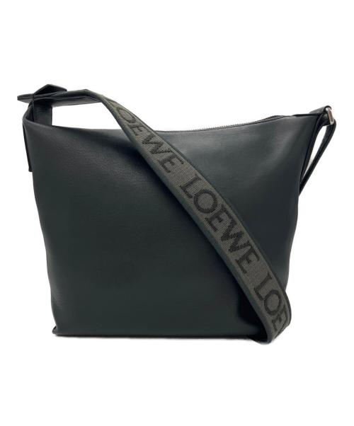 LOEWE（ロエベ）LOEWE (ロエベ) キュービィクロスボディバッグ スモール ブラックの古着・服飾アイテム