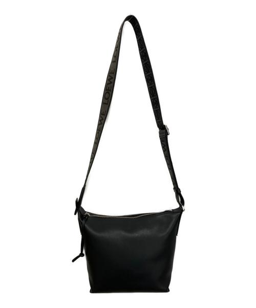 LOEWE（ロエベ）LOEWE (ロエベ) キュービィクロスボディバッグ スモール ブラックの古着・服飾アイテム