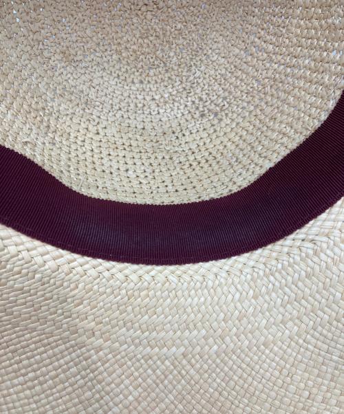HERMES（エルメス）HERMES (エルメス) ストローキャップ ベージュ サイズ:58の古着・服飾アイテム