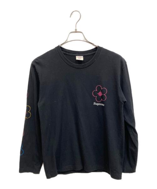 SUPREME（シュプリーム）Supreme (シュプリーム) 17SS FLOWER BEEN L/S TEE ブラック サイズ:Mの古着・服飾アイテム