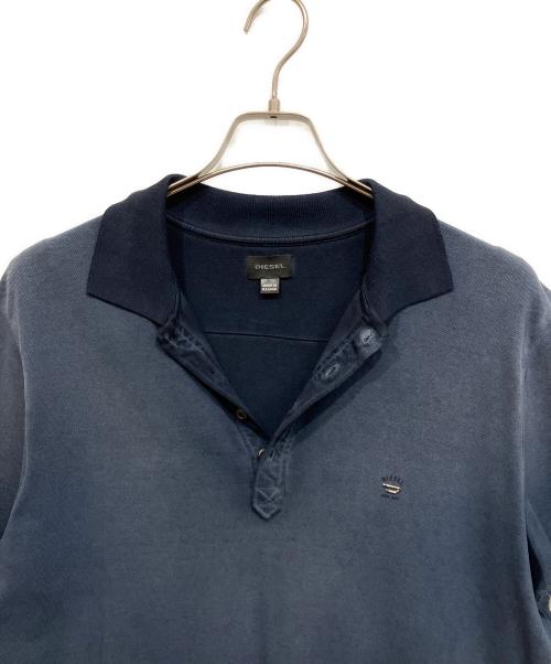 DIESEL（ディーゼル）DIESEL (ディーゼル) ポロシャツ インディゴ サイズ:Lの古着・服飾アイテム