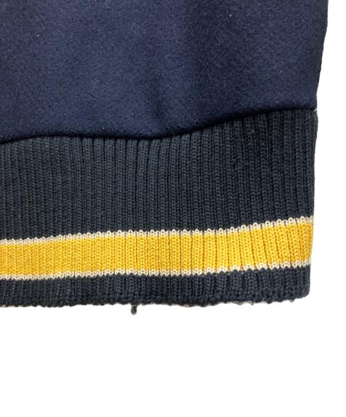 skookum（スクーカム）skookum (スクーカム) ARROWHEAD (アローヘッド) アワードジャケット ネイビー×イエロー サイズ:Sの古着・服飾アイテム