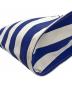 中古・古着 INOUI EDITIONS (イヌイエディションズ) BALDO STRIPES コットントートバッグ ホワイト×ブルー：8000円