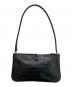LONGCHAMP (ロンシャン) クロコ型押し ロゾ ワンショルダーバッグ ブラック：8000円