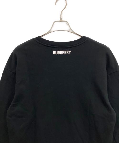 BURBERRY（バーバリー）BURBERRY (バーバリー) 22SS ディアグラフィック コットンスウェットシャツ ブラック サイズ:Mの古着・服飾アイテム