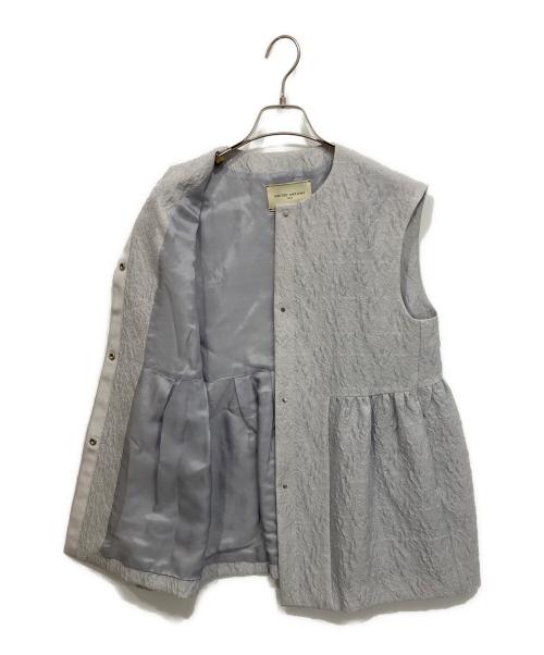 UNITED ARROWS（ユナイテッドアローズ）UNITED ARROWS (ユナイテッドアローズ) ツートーン ジャガード ベスト ライトグレー サイズ:記載なしの古着・服飾アイテム