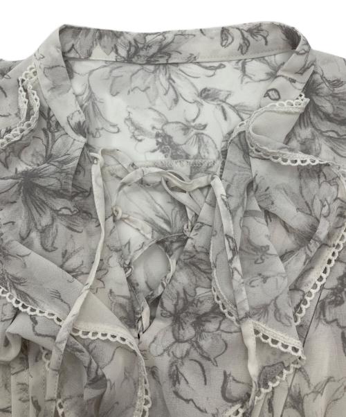 Snidel（スナイデル）Snidel (スナイデル) プリーツプリントワンピ ホワイト サイズ:00の古着・服飾アイテム