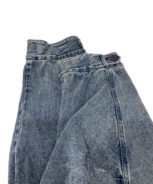 etsinta（エシンタ）etsinta (エシンタ) レースベスト付モッズコート ブルー サイズ:freeの古着・服飾アイテム