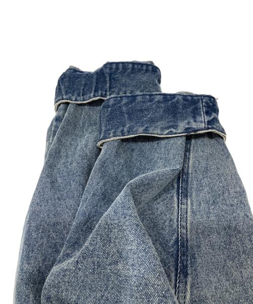 etsinta（エシンタ）etsinta (エシンタ) レースベスト付モッズコート ブルー サイズ:freeの古着・服飾アイテム