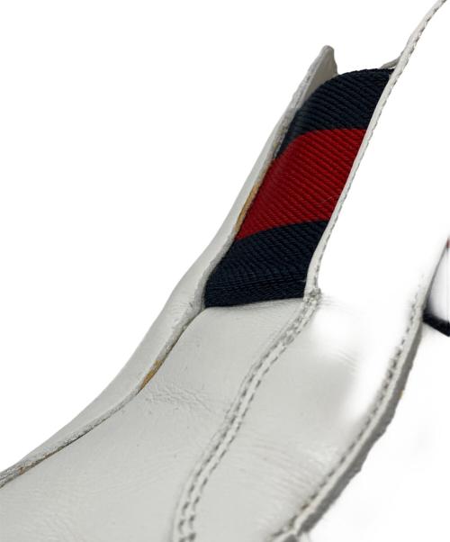 GUCCI（グッチ）GUCCI (グッチ) シェリーライン スリッポン シューズ ホワイト サイズ:7の古着・服飾アイテム