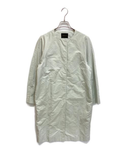 TOMORROW LAND collection（トゥモローランドコレクション）TOMORROW LAND collection (トゥモローランドコレクション) スパークツイル コクーンコート グリーン サイズ:36の古着・服飾アイテム