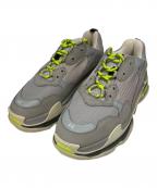 BALENCIAGAバレンシアガ）の古着「18AW TRIPLE S GreyNeo ダッドスニーカー」｜グレー×イエロー