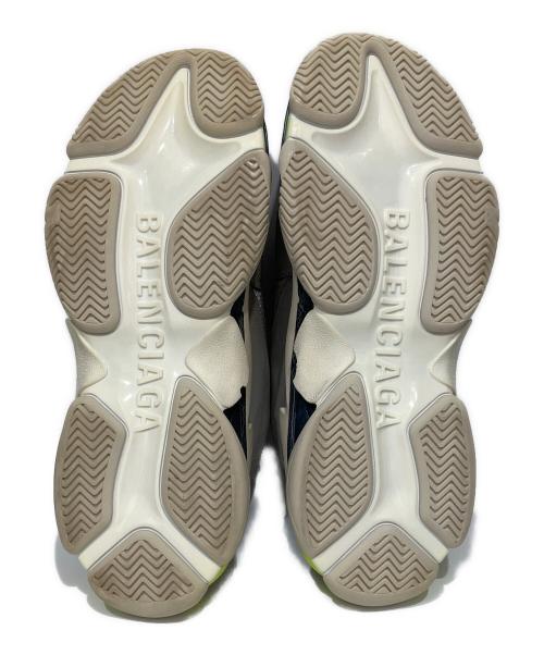 BALENCIAGA（バレンシアガ）BALENCIAGA (バレンシアガ) 18AW TRIPLE S GreyNeo ダッドスニーカー グレー×イエロー サイズ:29の古着・服飾アイテム