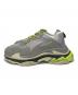 BALENCIAGA (バレンシアガ) 18AW TRIPLE S GreyNeo ダッドスニーカー グレー×イエロー サイズ:29：20000円