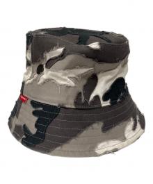 SUPREME（シュプリーム）の古着「25SS Layered Camo Crusher Snow Camo バケットハット」｜グレー